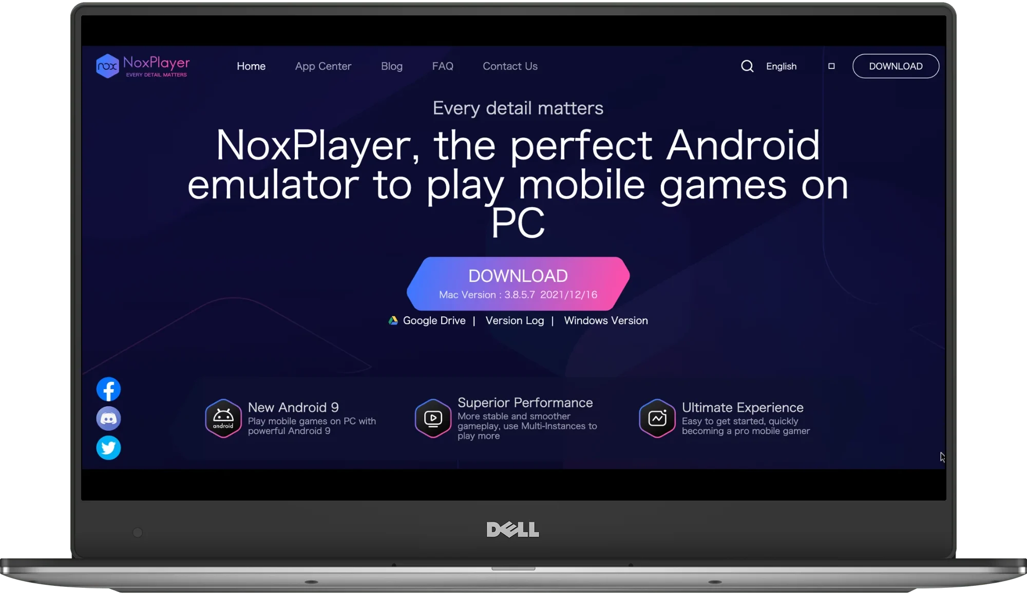 noxplayer website landing page